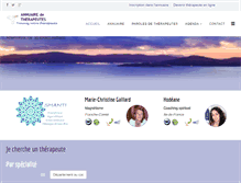 Tablet Screenshot of annuaire-de-therapeutes.com